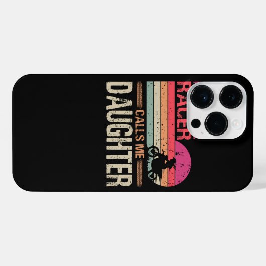 Mijn favoriete Racer noemt mij Daughter  Moeder iPhone Hoesje (Achterkant horizontaal)