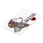 Mijn favoriete ras is geredde adoptiemagneet 3"x4" magneet (Linkerzijde)