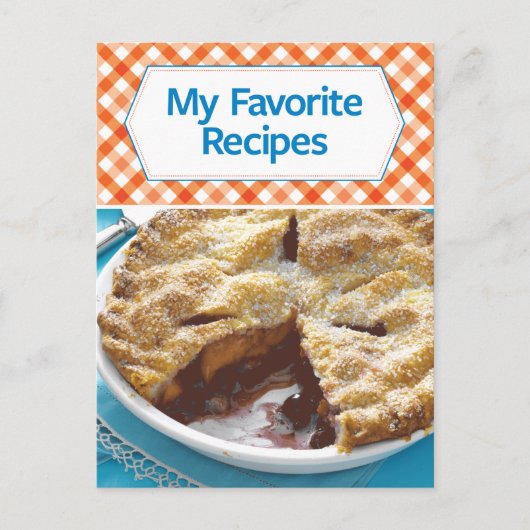 Mijn favoriete recept briefkaart (Voorkant)