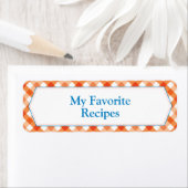 Mijn favoriete recept etiket (Insitu)