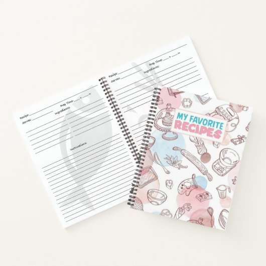 Mijn favoriete recept notitieboek (Binnen)