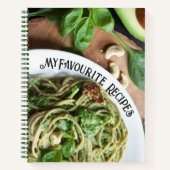 Mijn favoriete recept, persoonlijk, ontvankelijk b notitieboek (Voorkant)