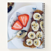 Mijn favoriete recepten, aardbeien Notitieboek (Achterkant)