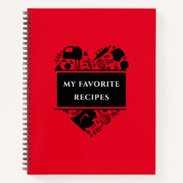 Mijn Favoriete Recepten Bakken Koken Recept Notitieboek