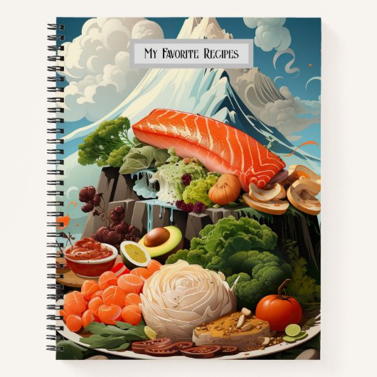 Mijn favoriete Recepten Spiraal gebonden Recept Notitieboek (Voorkant)