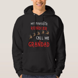 Mijn favoriete rendieren noemen me opa pap kerst hoodie