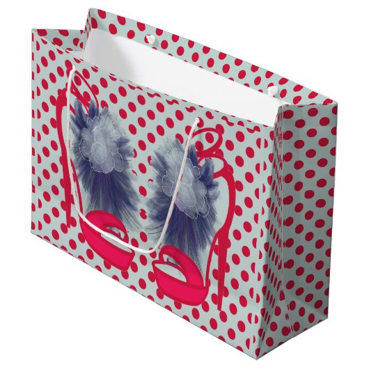 Mijn favoriete rode schoenen groot cadeauzakje (Voorkant Gekanteld)