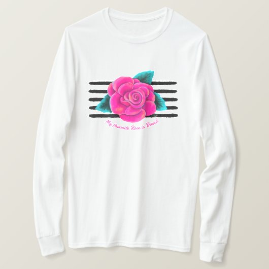 Mijn favoriete Roos T-shirt (Design voorkant)