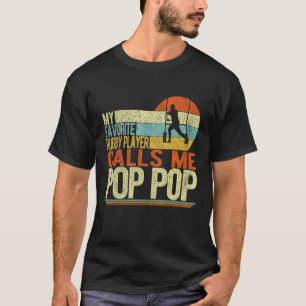 Mijn favoriete rugbyspeler noemt me Pop Pop opa T-shirt