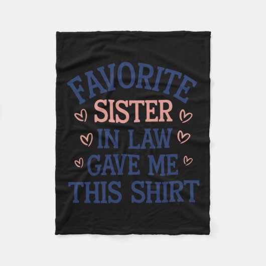 Mijn favoriete schoonzus heeft me dit gegeven fleece deken (Voorkant)