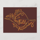 Mijn favoriete seizoen is de herfst van de patriar briefkaart (Voorkant)
