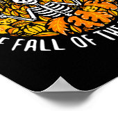 Mijn favoriete seizoen is de Herfst van de patriar Poster (Hoek)