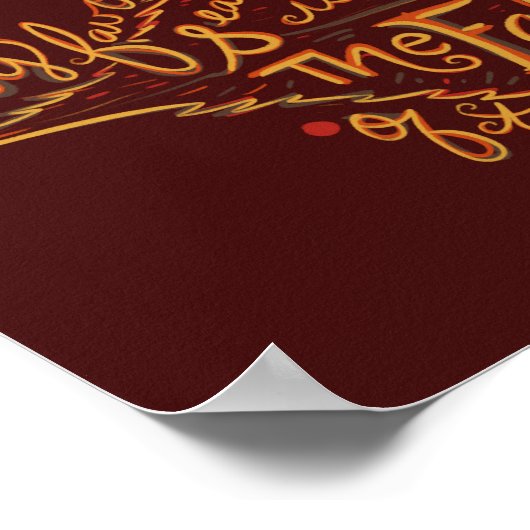 Mijn favoriete seizoen is de herfst van de patriar poster (Hoek)