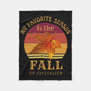 Mijn favoriete seizoen is de Herfst van het kapita Fleece Deken