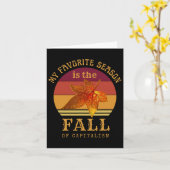 Mijn favoriete seizoen is de Herfst van het kapita Kaart (Gele Bloem)