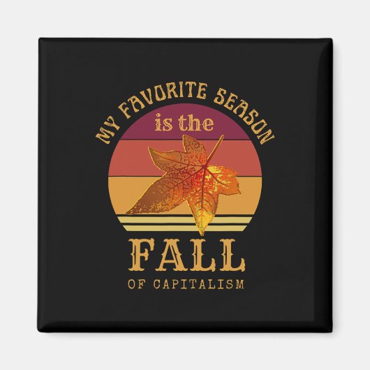 Mijn favoriete seizoen is de Herfst van het kapita Magneet (Voorkant)