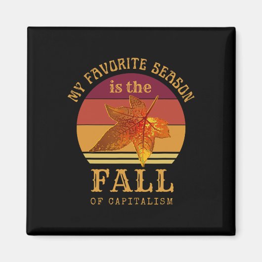 Mijn favoriete seizoen is de Herfst van het kapita Magneet (Voorkant)