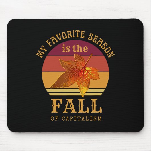 Mijn favoriete seizoen is de Herfst van het kapita Muismat (Voorkant)