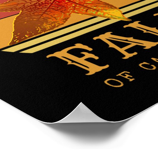 Mijn favoriete seizoen is de Herfst van het kapita Poster (Hoek)