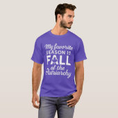 Mijn favoriete seizoen is Herfst van de patriarchi T-shirt (Voorkant volledig)