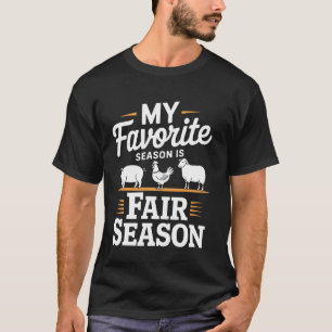 Mijn favoriete seizoen is kermisseizoen Staat Coun T-shirt