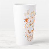 Mijn favoriete seizoen is Pumpkin Spice Autumn Pri Latte Mok (Voorkant)