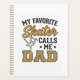Mijn favoriete skater noemt me papa vintage shirt_ planner