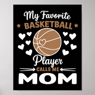 Mijn favoriete skeletspeler noemt me mama poster