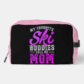 Mijn favoriete ski-vrienden noemen me mama toilettasje (Achterkant)