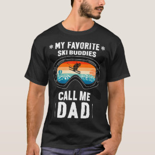 Mijn favoriete ski-vrienden noemen me papa cadeau t-shirt