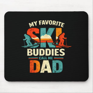 Mijn favoriete ski-vrienden noemen me papa Skiënde Muismat