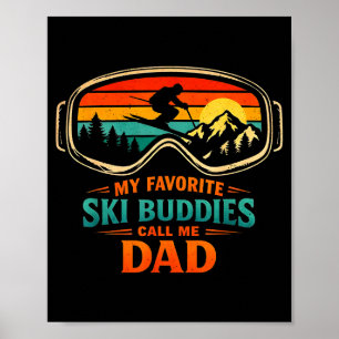 Mijn favoriete ski-vrienden noemen me papa Skilope Poster