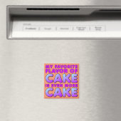 Mijn Favoriete Smaak Cake Grappige Koelkastmagneet Magneet (Insitu (Vaatwasser))