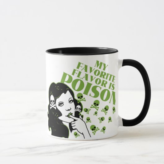 Mijn favoriete smaak is gif mok (Rechts)