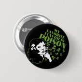 Mijn favoriete smaak is gif ronde button 5,7 cm (Voorkant /achterkant)