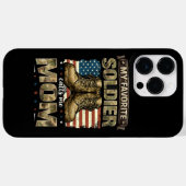 Mijn favoriete soldaat noemt me mama Case-Mate iPhone case (Achterkant (horizontaal))