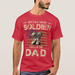 Mijn favoriete soldaat noemt me papa trotse Army p T-shirt