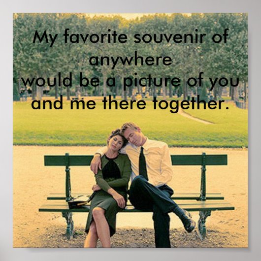 Mijn favoriete souvenir poster (Voorkant)