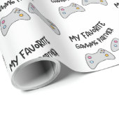 Mijn favoriete speelpartnerwerkdocument voor games cadeaupapier (Rol Hoek)