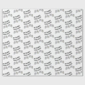 Mijn favoriete speelpartnerwerkdocument voor games cadeaupapier (Vlak)