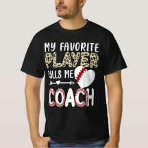 Mijn favoriete speler noemt me Coach Baseball Hart