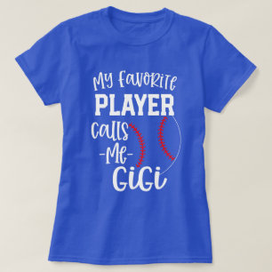 Mijn favoriete speler noemt me Gigi Baseball cadea T-shirt