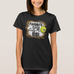 Mijn favoriete speler noemt me Gigi Tennis Moeder  T-shirt