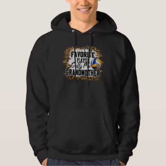 Mijn favoriete speler noemt me grootmoeder volleyb hoodie
