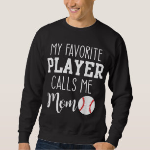 Mijn favoriete speler noemt me mam-honkbal trui