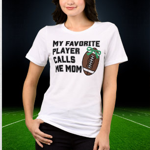Mijn favoriete speler noemt me mama voetbal Tri-Blend shirt
