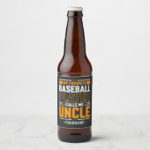 Mijn favoriete speler noemt me oom bier etiket (Voorkant)