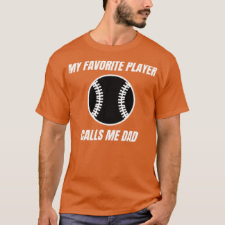 Mijn favoriete speler noemt me pap ontwerp voor ve t-shirt