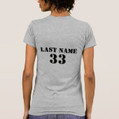 Mijn favoriete speler opheffen - Aangepast ventila T-shirt (Achterkant)