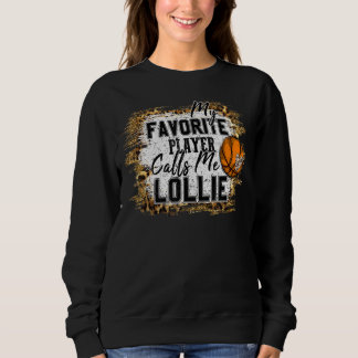 Mijn favoriete speler roept me Lollie Basketball M Trui